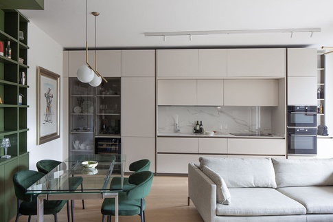 Cucina in stile contemporaneo di 35 di Elena Russo Interiors Cucina in stile contemporaneo di 35 di Elena Russo Interiors