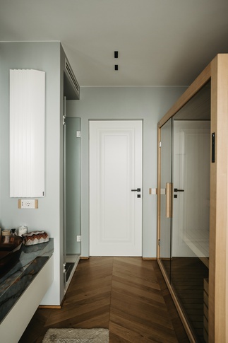 Open Space in stile glamour di 150 di Architetto Michelangelo Todisco