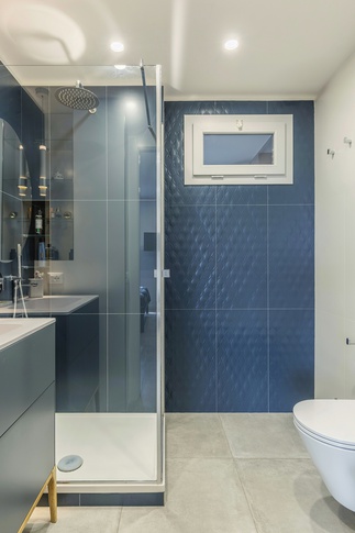 Bagno in stile urban di 5 di Alessandra Avagnano Architetto