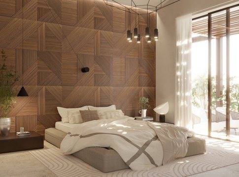 Camera da Letto in stile contemporaneo di 23 di EmmePi Architettura