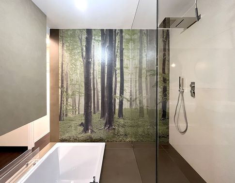 Bagno in stile moderno di 12 di B2Carchitetti