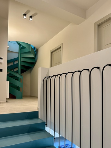 Scale in stile contemporaneo di null di Giuseppe Palermo architetto (Soqquadro architetti) Scale in stile contemporaneo di null di Giuseppe Palermo architetto (Soqquadro architetti)