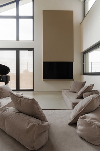 Open Space in stile soft industrial di 60 di Simona Fogalesi interior designer