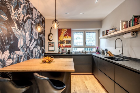 Cucina in stile contemporaneo di 15 di MOB Architects Cucina in stile contemporaneo di 15 di MOB Architects