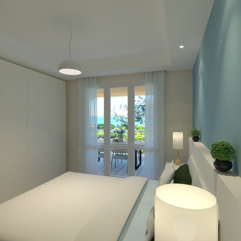 Camera da Letto in stile mediterraneo di 14 di SG Architetti