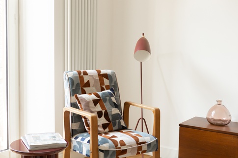 Soggiorno in stile vintage di 35 di L2 Architettura