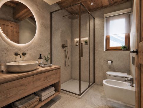 Bagno in stile cottagecore di 9 di JFD Juri Favilli Design