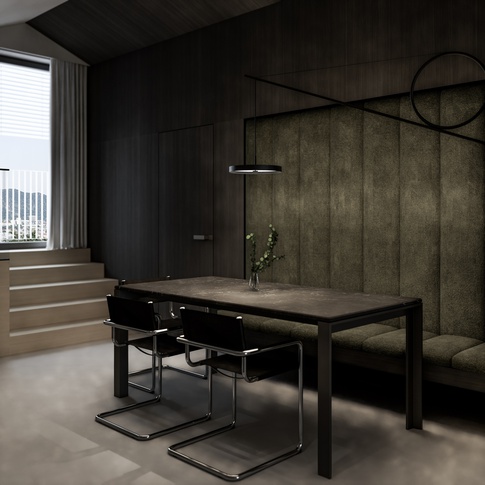 Open Space in stile contemporaneo di 35 di 1507 Interior studio Open Space in stile contemporaneo di 35 di 1507 Interior studio