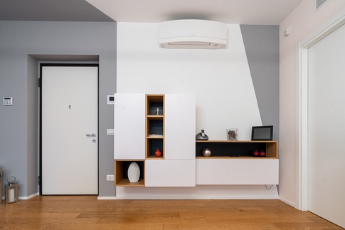 Soggiorno in stile contemporaneo di 22 di Annalisa Carli Architetto