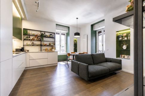 Open Space in stile contemporaneo di 35 di Desearq studio - architettura e interior design