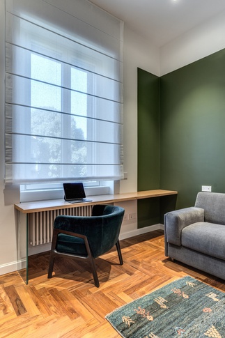 Studio in stile contemporaneo di 15 di MOB Architects