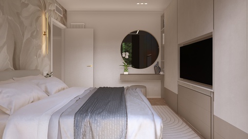 Camera da Letto in stile contemporaneo di 14 di Melissa Domenici Architetto