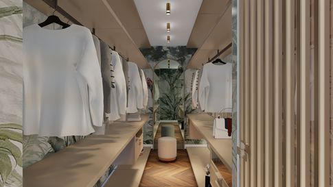 Cabina Armadio in stile contemporaneo di 10 di Salvatore Sito Interior Designer