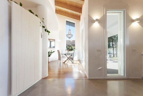 Open Space in stile contemporaneo di 55 di Patrizia Drudi Architetto