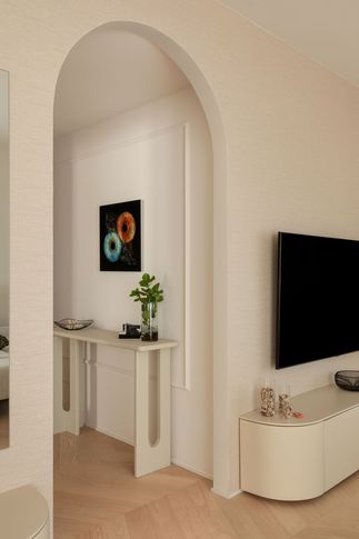 Open Space in stile minimal di 38 di Sofia Carta Studio