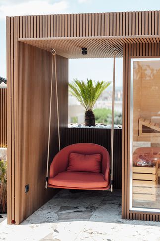 Terrazza in stile moderno di 50 di Salvatore Sito Interior Designer