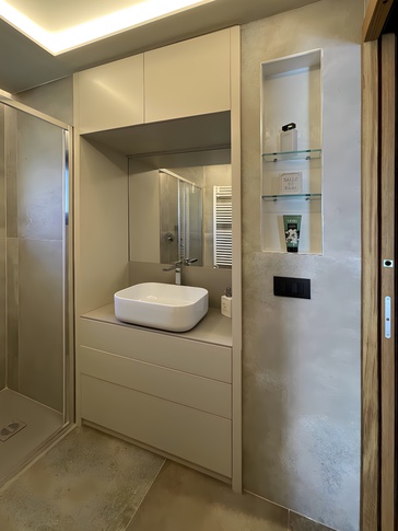 Bagno in stile cottagecore di 3 di JFD Juri Favilli Design Bagno in stile cottagecore di 3 di JFD Juri Favilli Design