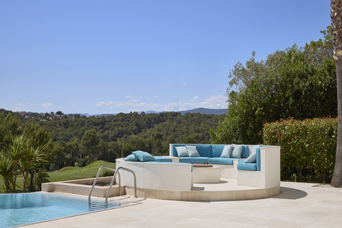 Piscina in stile glamour di 35 di NOMADE ARCHITETTURA