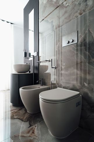 Bagno in stile moderno di 5 di Salvatore Sito Interior Designer