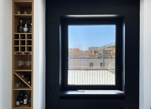 Open Space in stile contemporaneo di 50 di Officine Architetti Associati