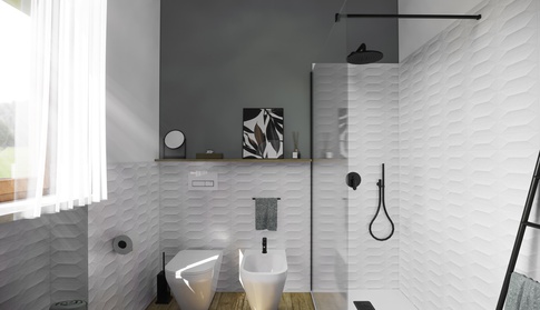 Bagno in stile moderno di 6 di Studio LABventinove
