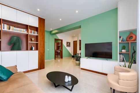 Soggiorno in stile contemporaneo di 30 di Re-Built Studio Soggiorno in stile contemporaneo di 30 di Re-Built Studio