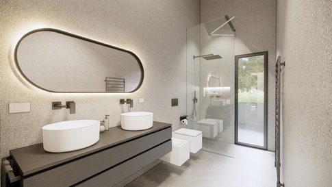Bagno in stile urban di 7 di Simona Fogalesi interior designer Bagno in stile urban di 7 di Simona Fogalesi interior designer