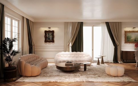 Open Space in stile classico di 50 di Salvatore Sito Interior Designer Open Space in stile classico di 50 di Salvatore Sito Interior Designer