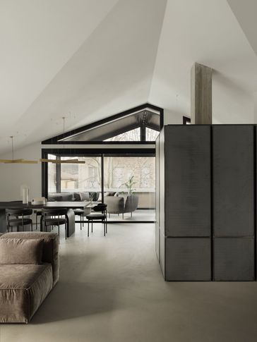 Open Space in stile urban di 45 di Simona Fogalesi interior designer