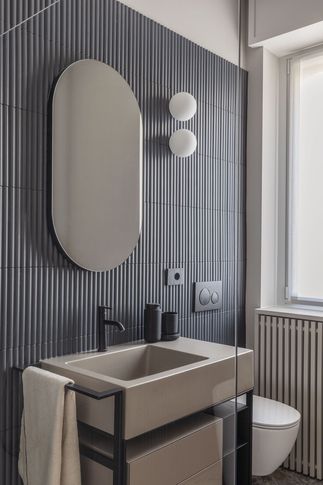 Bagno in stile contemporaneo di 6 di Lascia la Scia