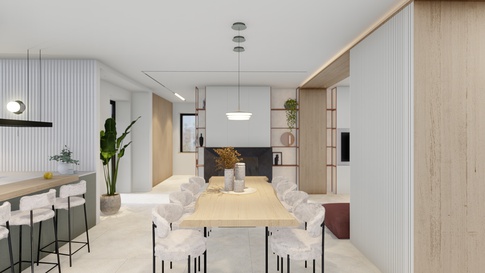 Open Space in stile soft industrial di 80 di MAMA design