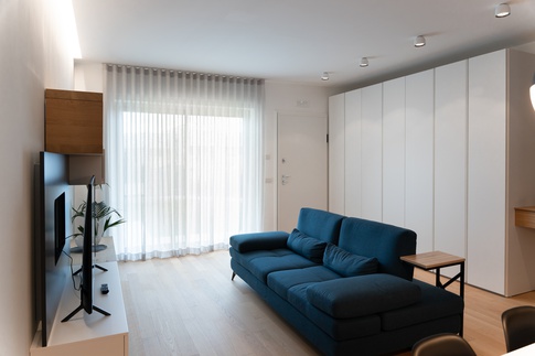Open Space in stile nordico di 46 di Claudia Del Core Architetto
