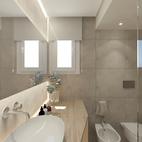 Bagno in stile mediterraneo di 4 di SG Architetti