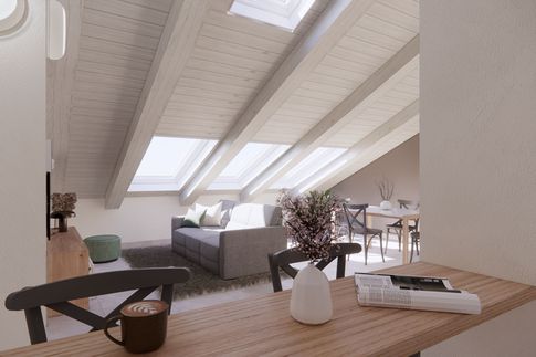 Open Space in stile moderno di 45 di Studio LABventinove