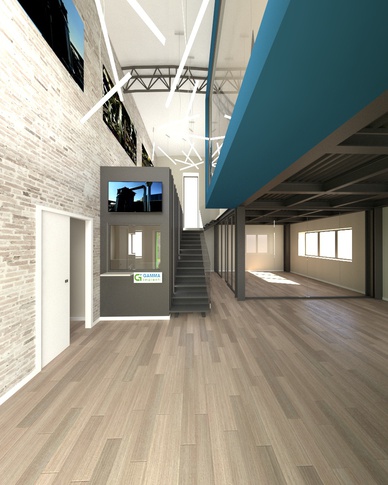 Ingresso in stile industriale di 25 di Francesca Boglio Architetto