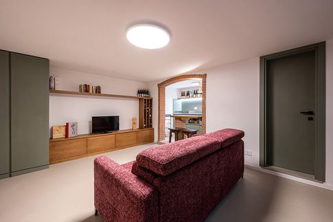 Taverna in stile contemporaneo di 45 di MANUARINO architettura design comunicazione