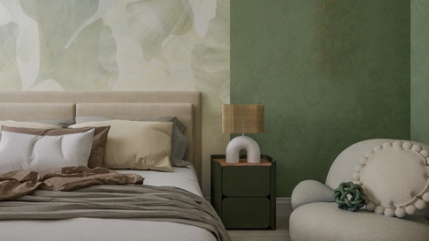 Camera da Letto in stile japandi di 14 di Caterina Scamardella Architetto