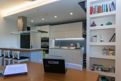 Open Space in stile moderno di 45 di zero6studio
