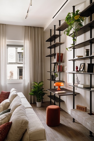 Soggiorno in stile contemporaneo di 42 di ARCHIELLE Soggiorno in stile contemporaneo di 42 di ARCHIELLE