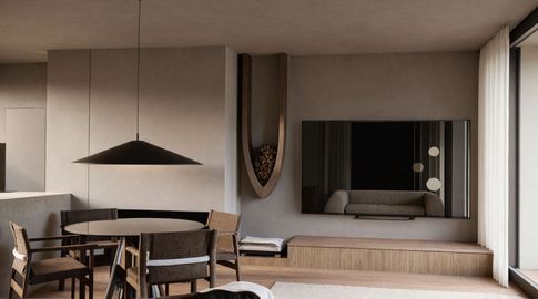 Open Space in stile minimal di 40 di Diletta Castagna Studio Open Space in stile minimal di 40 di Diletta Castagna Studio