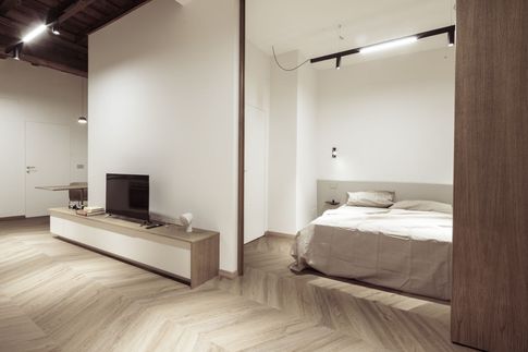 Open Space in stile contemporaneo di 26 di Studio 3Mark