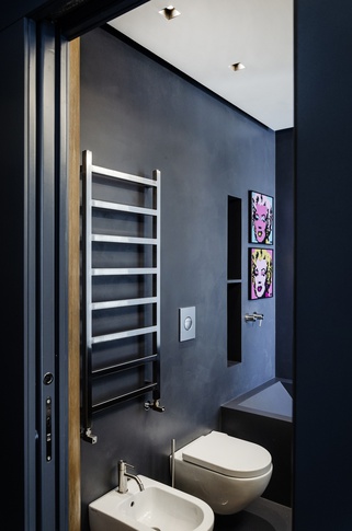 Bagno in stile moderno di 5 di Sara Fabbroni Architetto
