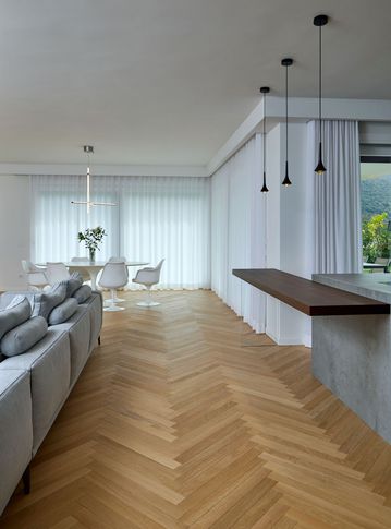 Open Space in stile contemporaneo di 62 di DQA Studio di architettura