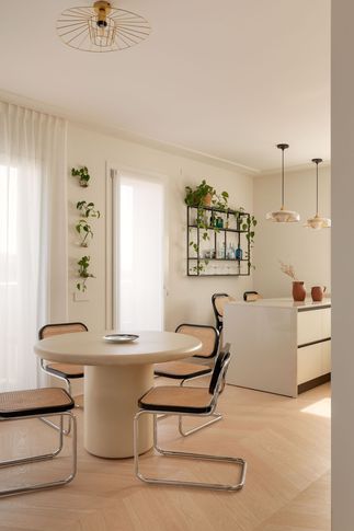 Open Space in stile minimal di 38 di Sofia Carta Studio