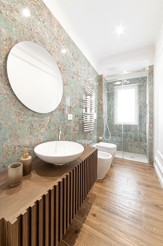 Bagno in stile classico di 10 di Salvatore Sito Interior Designer Bagno in stile classico di 10 di Salvatore Sito Interior Designer