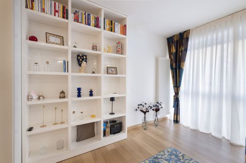 Camera Ospiti in stile contemporaneo di 16 di Bossi Vigorito Building Interior