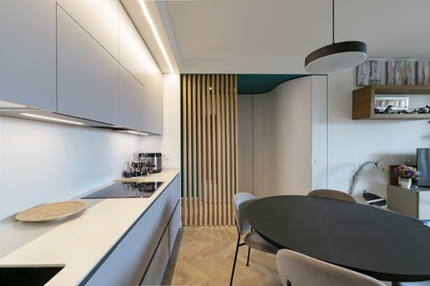 Open Space in stile contemporaneo di 27 di COBE architetti