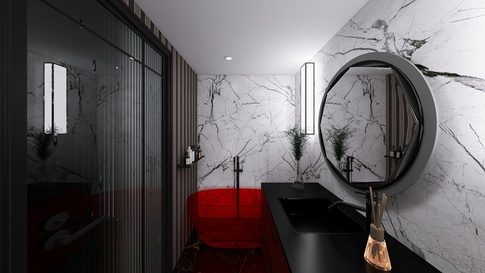 Open Space in stile moderno di 30 di Rigaredesign