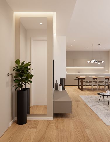 Open Space in stile moderno di 37 di Silvia Aquilani . Design studio Open Space in stile moderno di 37 di Silvia Aquilani . Design studio