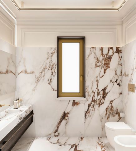 Bagno in stile classico di 10 di Salvatore Sito Interior Designer